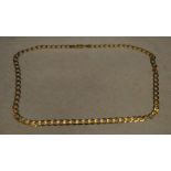 9ct gold curb chain, total approx weight 11.