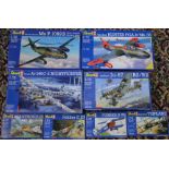 Approx 8 Revell 1:72 model kits including Junkers Ju-87, B2 R2,