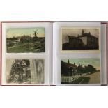 Album of approximately 46 old postcards of Trusthorpe, Markby, Maltby le Marsh, Theddlethorpe,