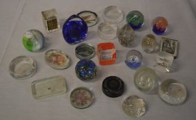 Various paperweights