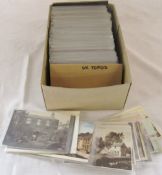 Box of assorted UK topographical postcards