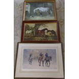 Assorted horse prints including limited edition
