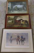 Assorted horse prints including limited edition