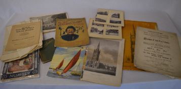 Various ephemera including Lincolnshire