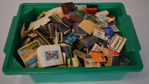 Large quantity of match boxes and covers
