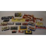 Various boxed die cast model vehicles including Days Gone, Hamleys,