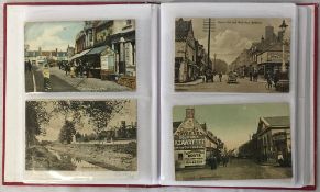 Album of approximately 35 old postcards of Spalding & Holbeach