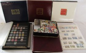 Selection of GB stamps inc Post Office special stamps, loose stamps, Channel Islands,