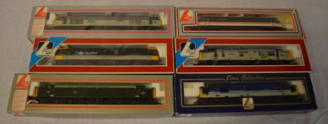 6 boxed Lima trains including 47705 ScotRail,