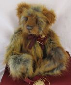 Modern jointed teddy bear by Charlie Bears 'Gingerbread ted' designed by Isabelle Lee L 46 cm