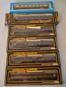 5 boxed Mainline carriages and a boxed Airfix carriage