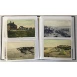 Album of approximately 94 old postcards of Sutton On Sea