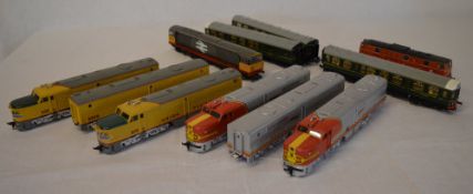 Model railway including Santa Fe & Union Pacific models,