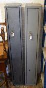 2 metal gun cabinets