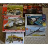 Approx 6 Airfix/Revell/Tamiya model kits including Gemini Space Capsule and Lockheed U-2 A/C/D