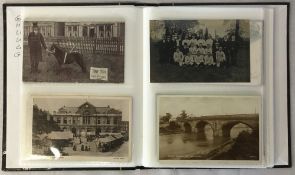 Album of approximately 31 Gainsborough related old postcards