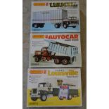 3 boxed Matchbox 1:25 model kits, unbuilt, US Mail Ford C-900 Truck,