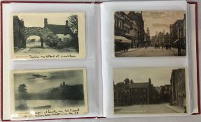 Album of approximately 82 old postcards of Lincoln