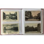 Album of approximately 82 old postcards of Lincoln