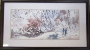 Watercolour 'Cold air, warm heart' by Lincolnshire artist H S Yeung 71.