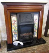 Electric fire with surround