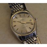 Omega automatic Seamaster wristwatch on a stainless steel strap