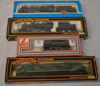 4 boxed railway locomotives including Mainline D49, Lima 3004,