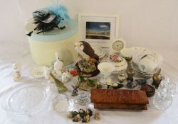 Assorted ceramics and glassware inc Wedgwood, Royal Doulton 'The Osprey',