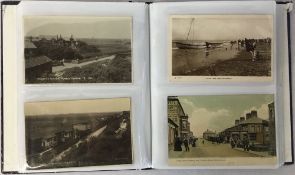 Album of approximately 91 old postcards of Mablethorpe