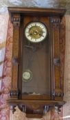 Vienna regulator clock (missing cornice)