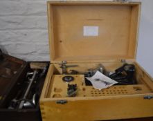 2 cased watchmakers tools