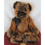 Modern jointed teddy bear by Charlie Bears 'Terry' designed by Isabelle Lee L 52 cm