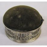 Silver wine coaster converted to pin case (weight of silver 2.