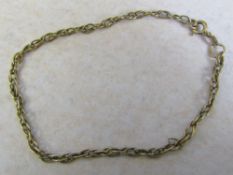 9ct gold bracelet weight 3.