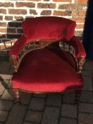 Victorian tub chair