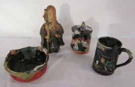 4 pieces of Japanese Sumida inc figure, mug,