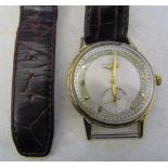 9ct gold Longines gents watch (strap needs reattaching)