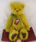 Modern jointed teddy bear by Charlie Bears 'Keeper' designed by H Lyell L 52 cm