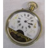 Swiss made 'Hebdomas' gilt 8 days pocket watch