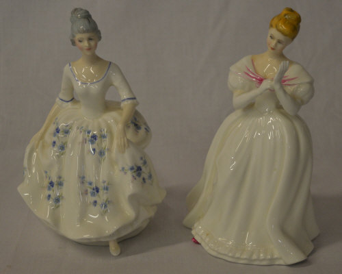 2 Royal Doulton figures of ladies