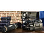 Panasonic NV-MS1B VHS camcorder with hard case, charger,