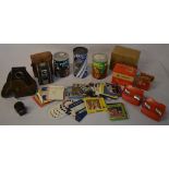 Vintage jigsaw puzzles, cameras,