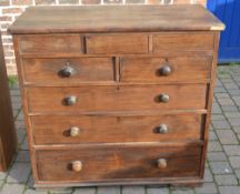 Pine chest of drawers