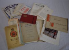 Quantity of P&O / Cunard White Star ephemera,