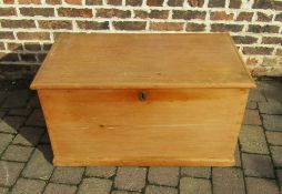 Victorian pine blanket box