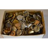 Box of pocket watch empty cases for spares/repair