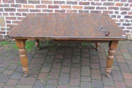 Late Victorian wind out dining table 145 cm x 103 cm