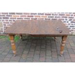 Late Victorian wind out dining table 145 cm x 103 cm