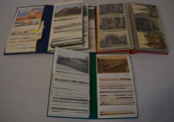 3 mixed postcard albums