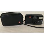 Leica Mini Zoom 35mm camera with leather case & instruction manual